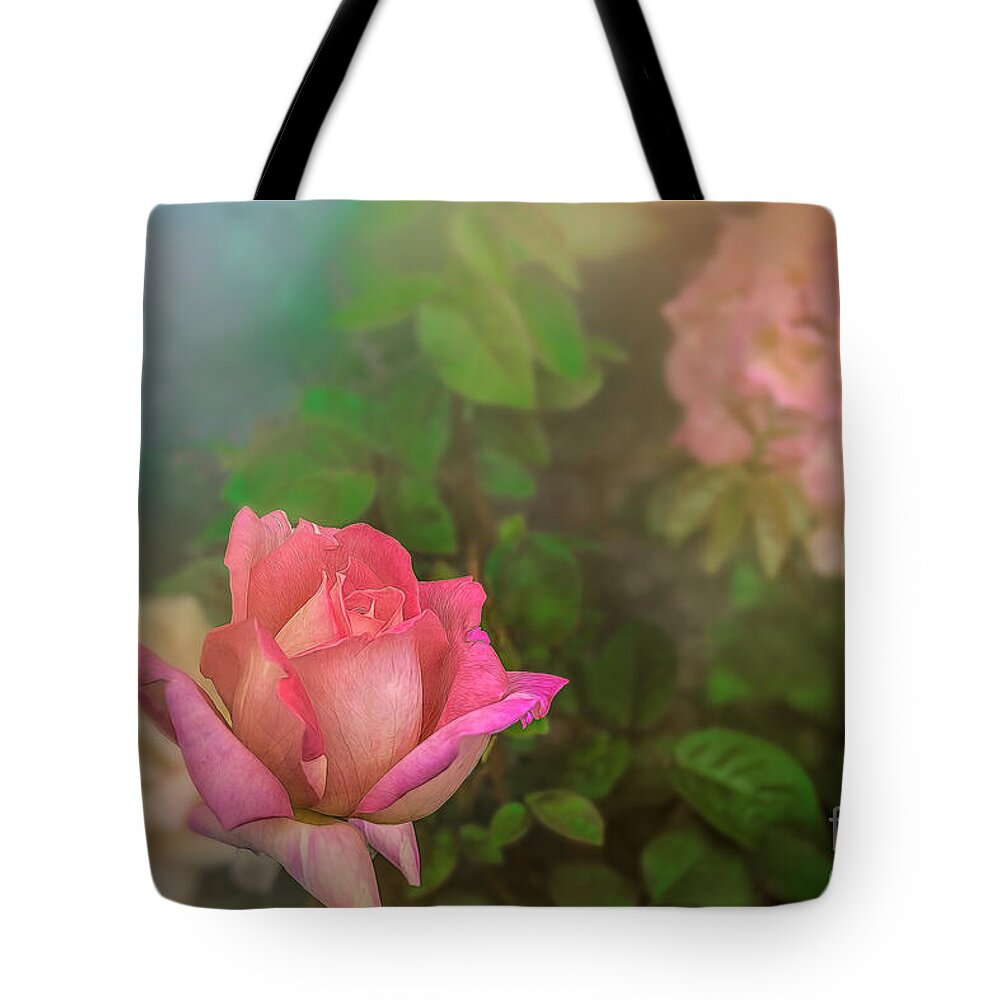 Rose Tote Bag featuring the photograph A Rose for Mother by Shelia Hunt