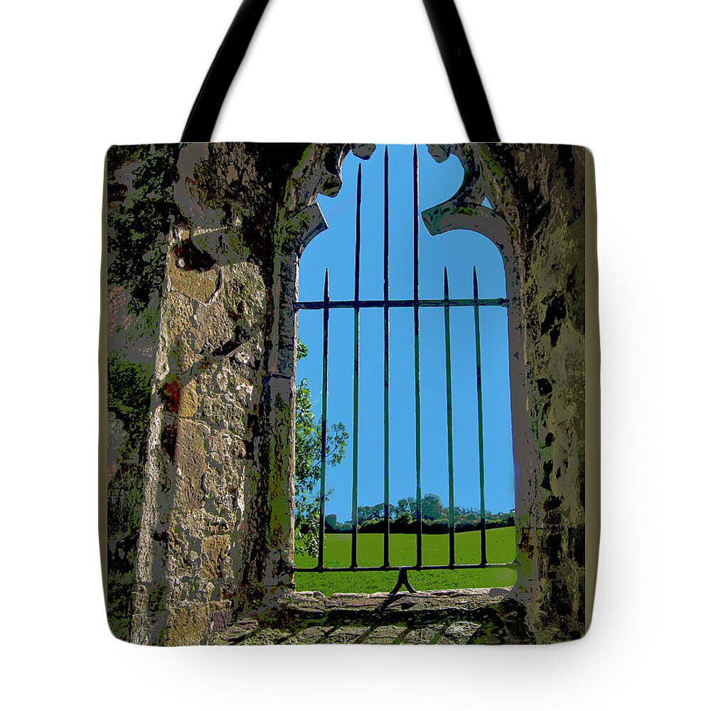 Window Tote Bag featuring the photograph A Spirit Within by Edward Shmunes