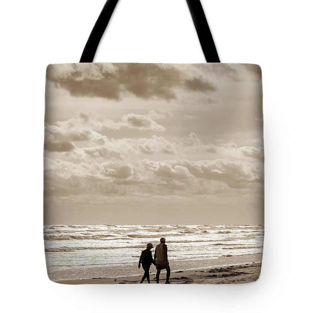 Human Tote Bag featuring the photograph A Stroll After the Crowds Have Gone by W Chris Fooshee
