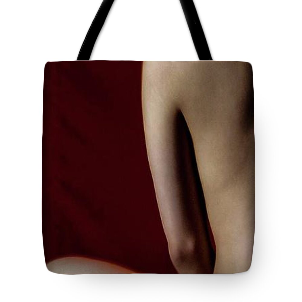 Girl Tote Bag featuring the photograph A view from behind by Tim Ernst