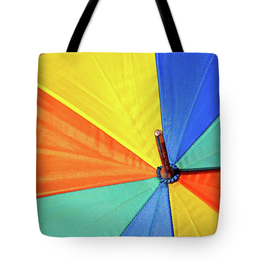 Umbrella Tote Bag featuring the photograph A View from the Summer Sky by Rick Locke - Out of the Corner of My Eye