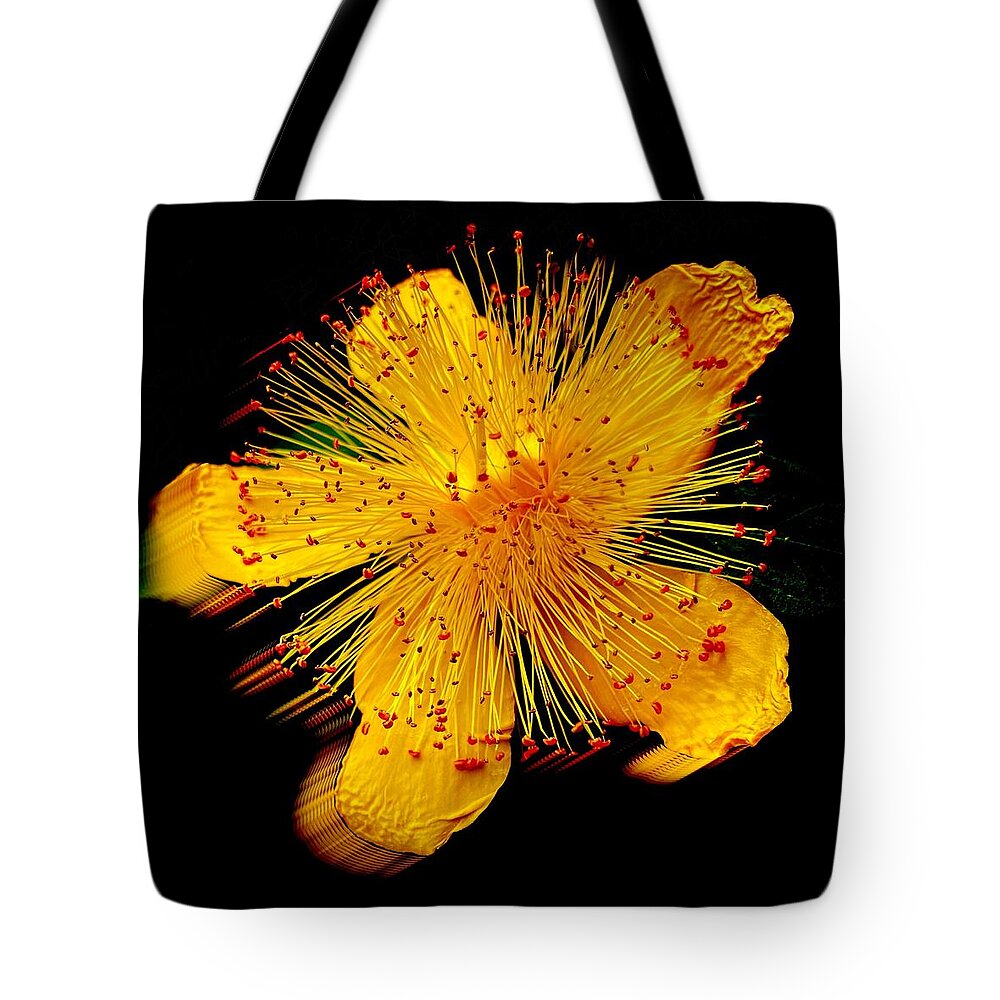 Abstract Tote Bag featuring the photograph Aarons Beard Abstract by Jerry Abbott
