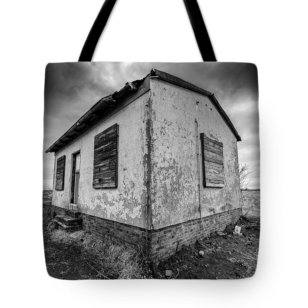 Abandoned Tote Bag featuring the photograph Abandoned by Daniel M Walsh