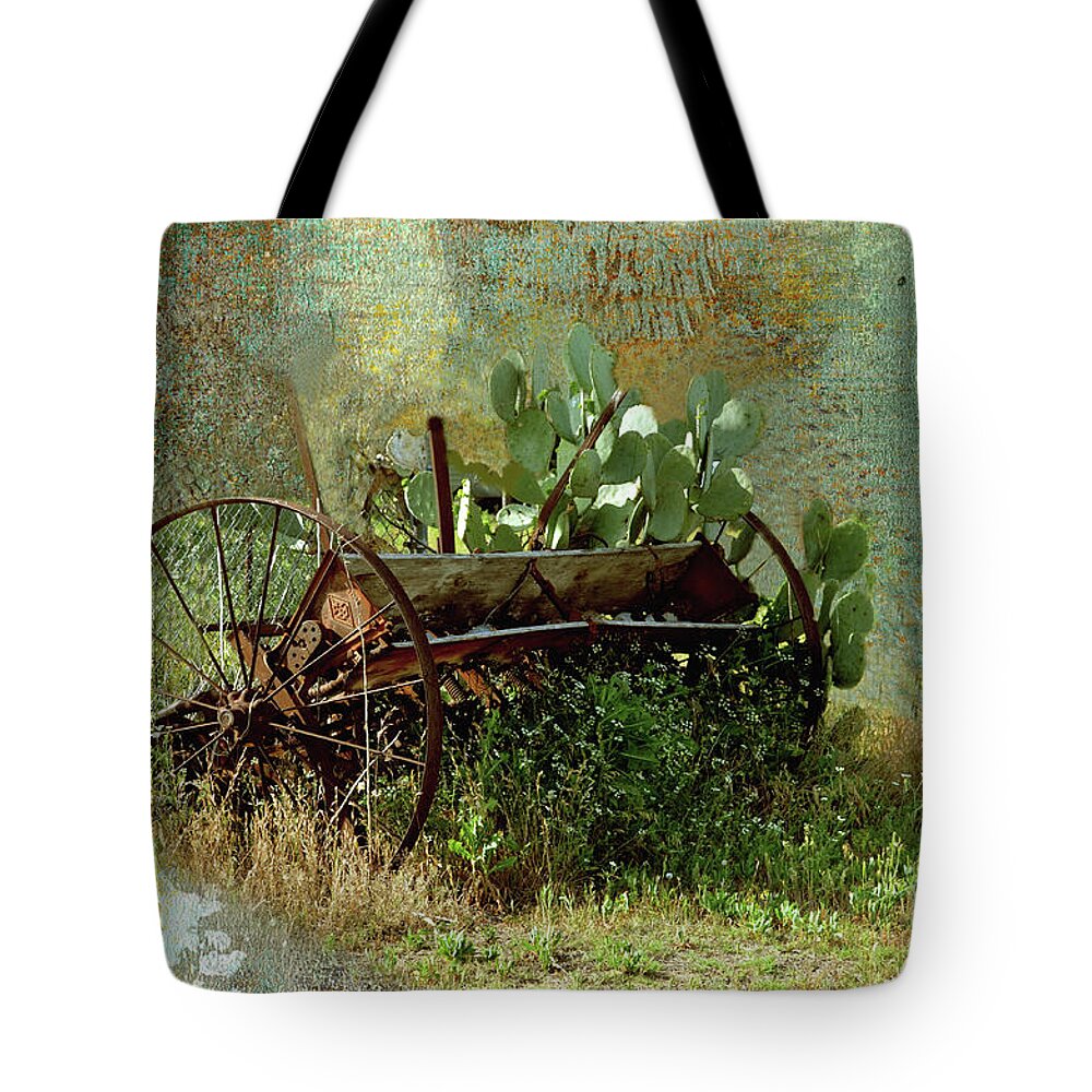 Abandoned Tote Bag featuring the digital art Abandoned by Linda Cox