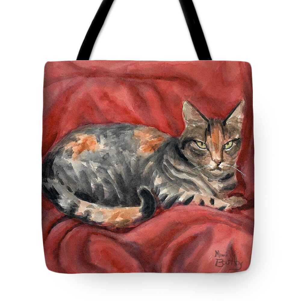 Abla Tote Bag featuring the painting Abla by Mimi Boothby