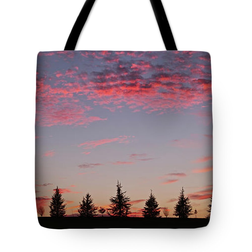 Landscape Tote Bag featuring the photograph About vacuum and creation by Karine GADRE