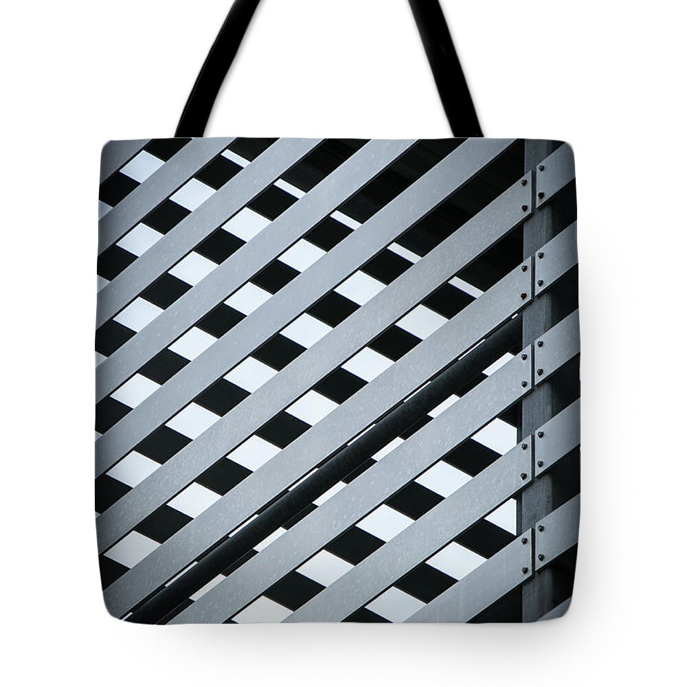 2017 Tote Bag featuring the photograph Abstract bars by Gerri Bigler