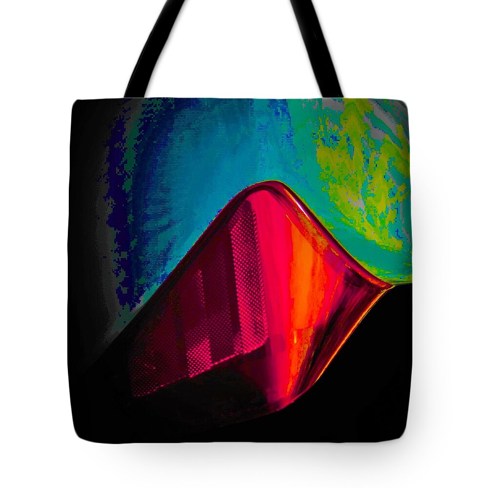 Abstract Colors Tote Bag featuring the photograph Abstract Colors by Bill Tomsa