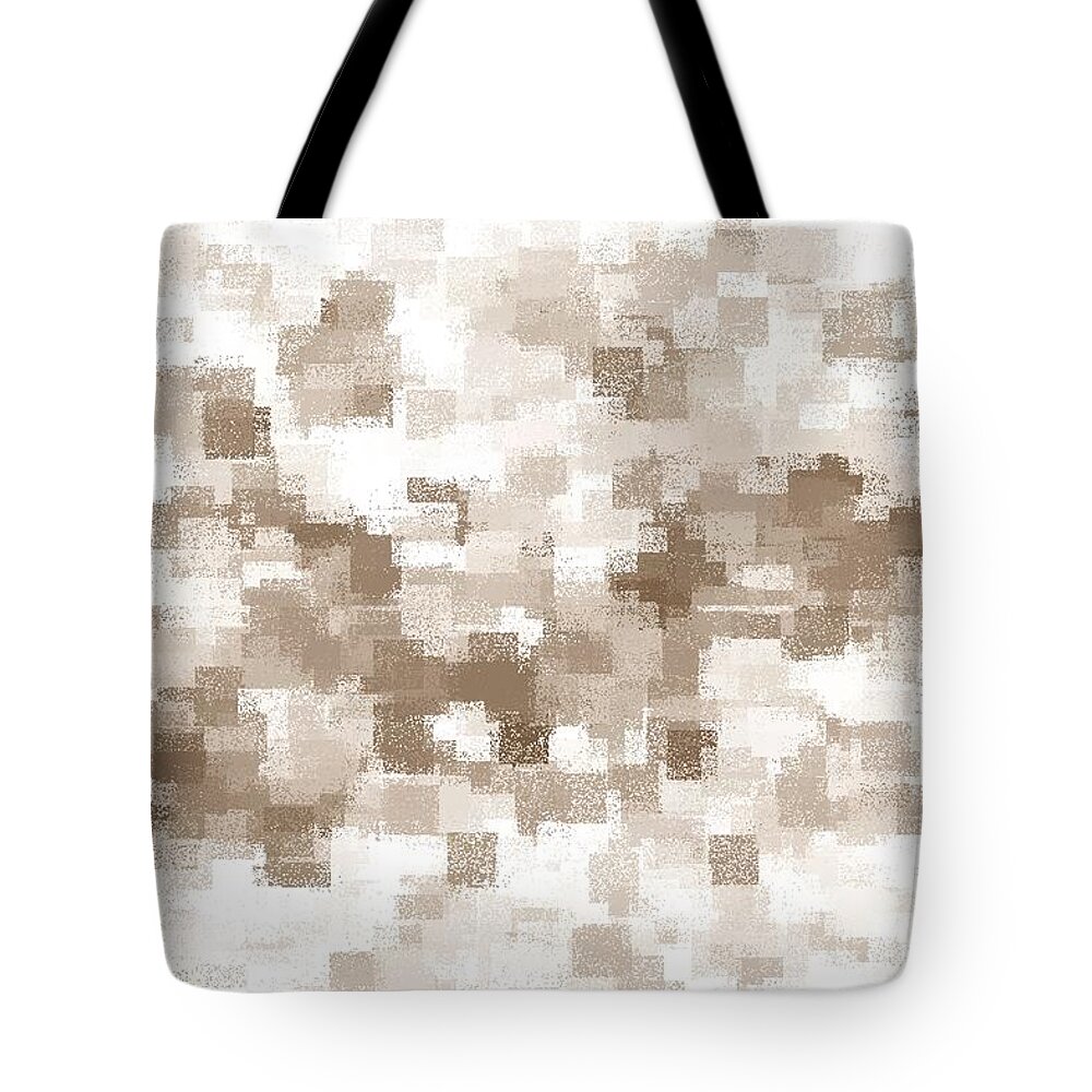 Abstract Tote Bag featuring the digital art Abstract Design 217 by Lucie Dumas