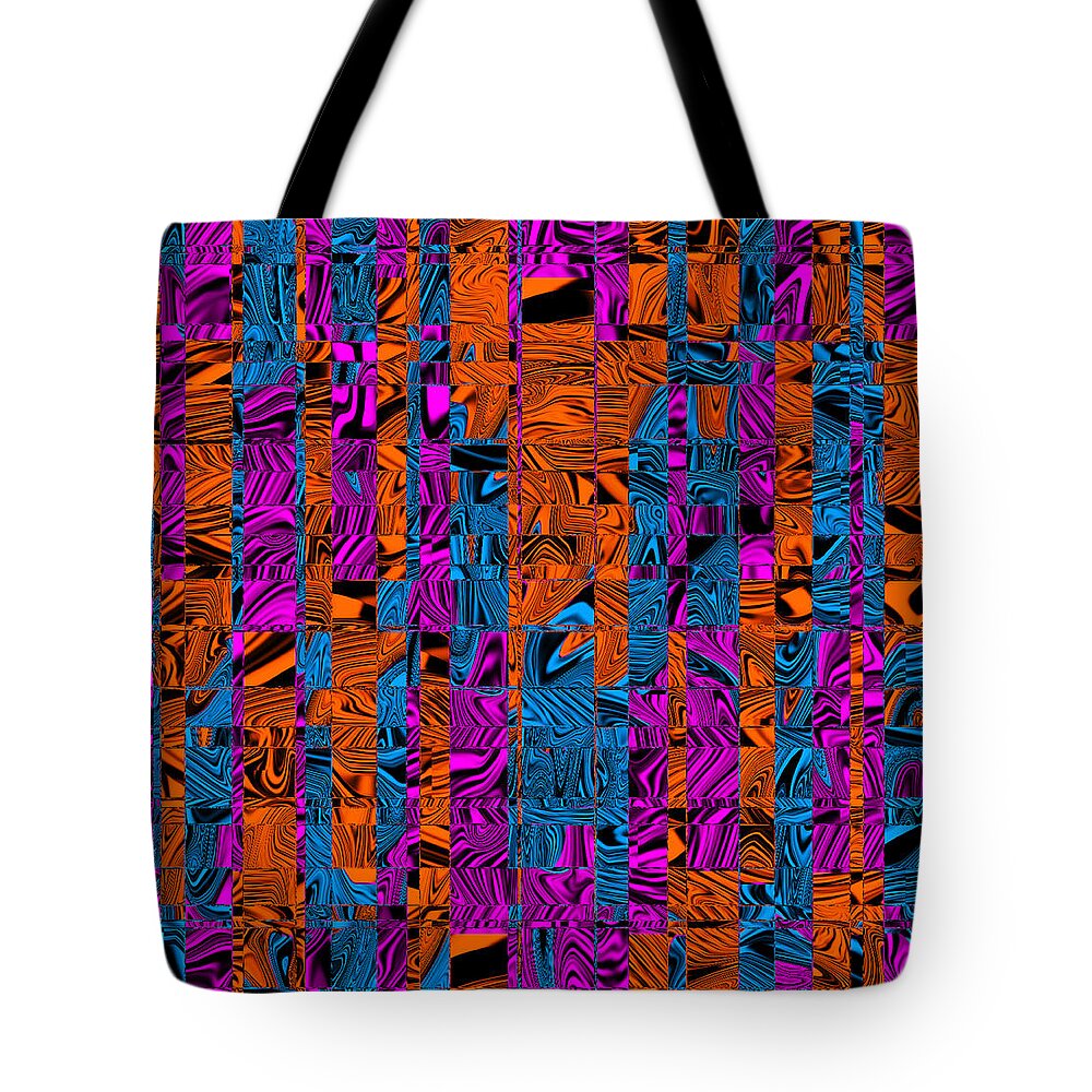 Digital Tote Bag featuring the digital art Abstract Pattern by Ronald Mills