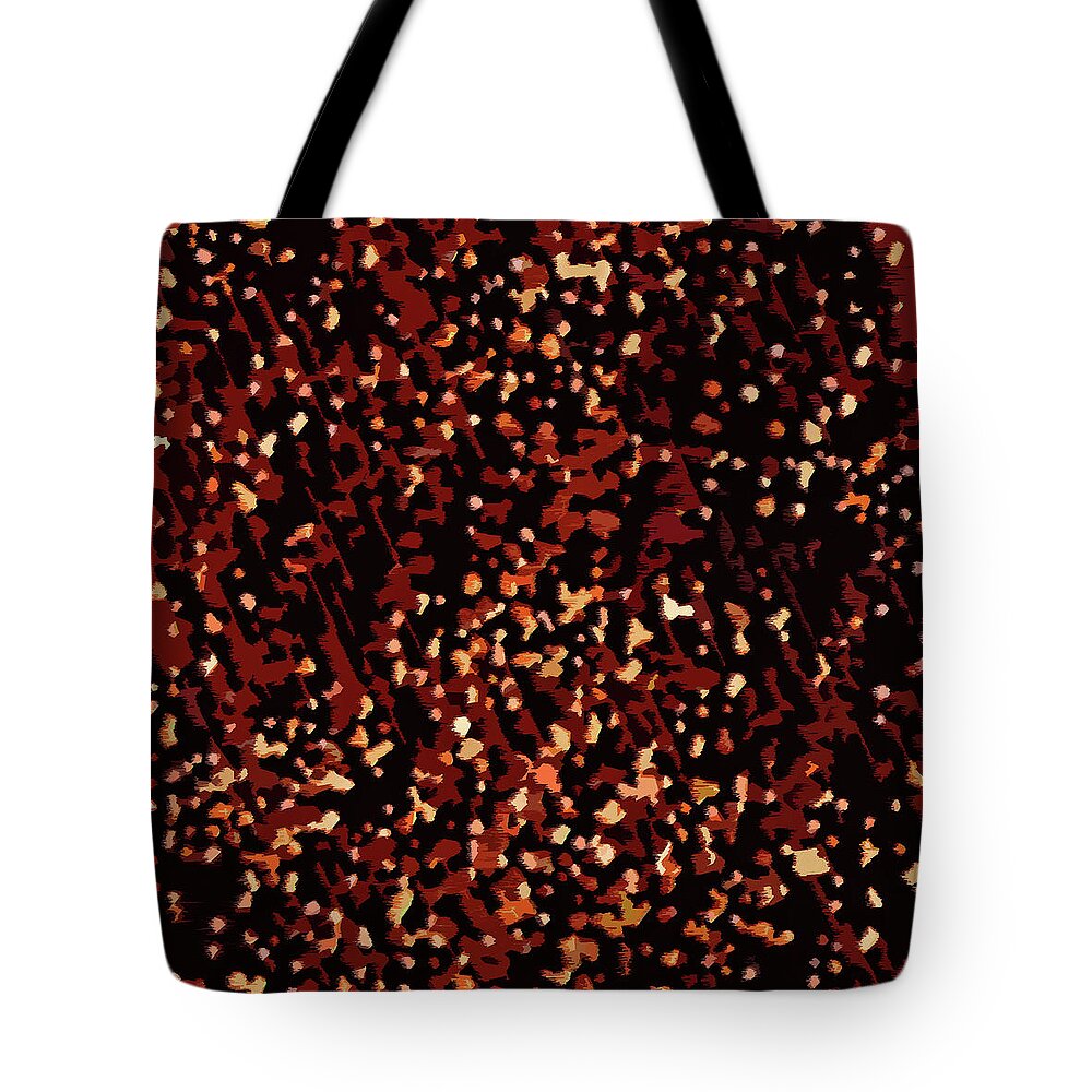 Abstract Tote Bag featuring the digital art Abstract Print by Sand And Chi