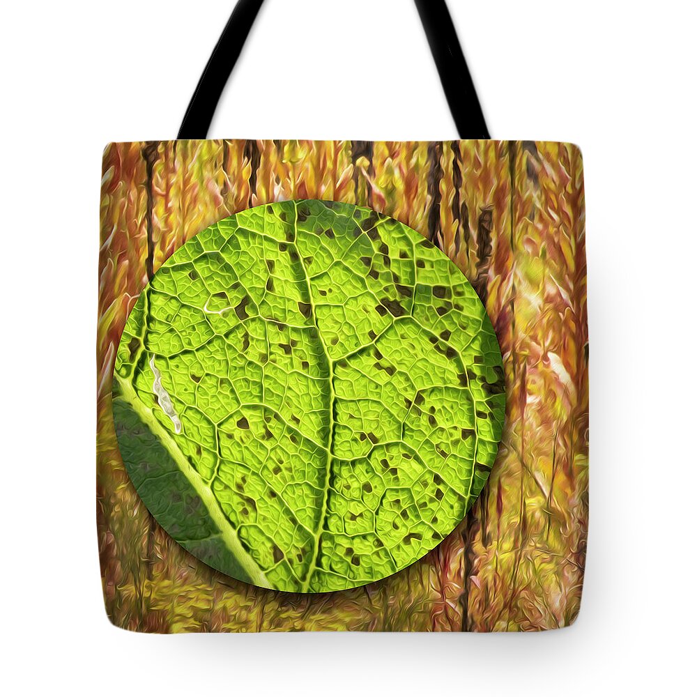 Imaginary Lands Tote Bag featuring the digital art Adrift In The Velvet Leaf Forest by Becky Titus