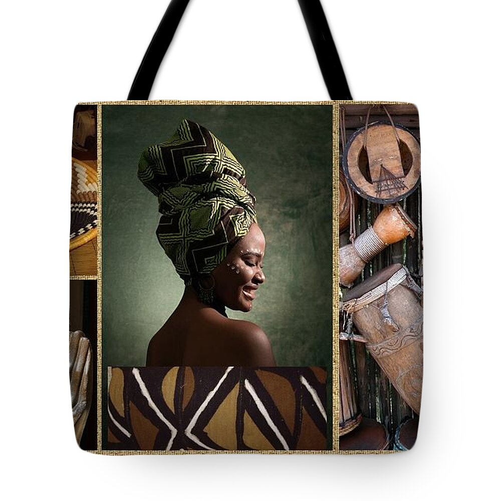 Africa Tote Bag featuring the photograph Africa Still Speaks by Nancy Ayanna Wyatt