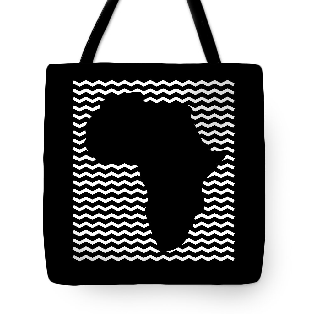 Africa Tote Bag featuring the digital art African continent by Cu Biz