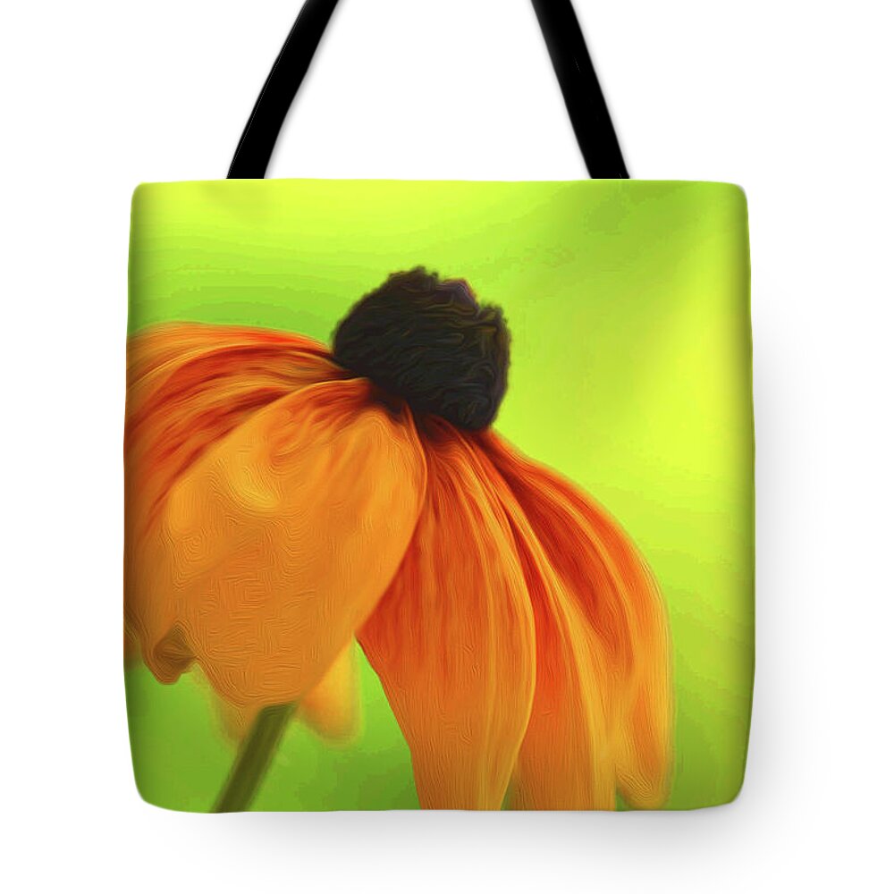 Daisy Tote Bag featuring the photograph African Daisy by Kathy Paynter