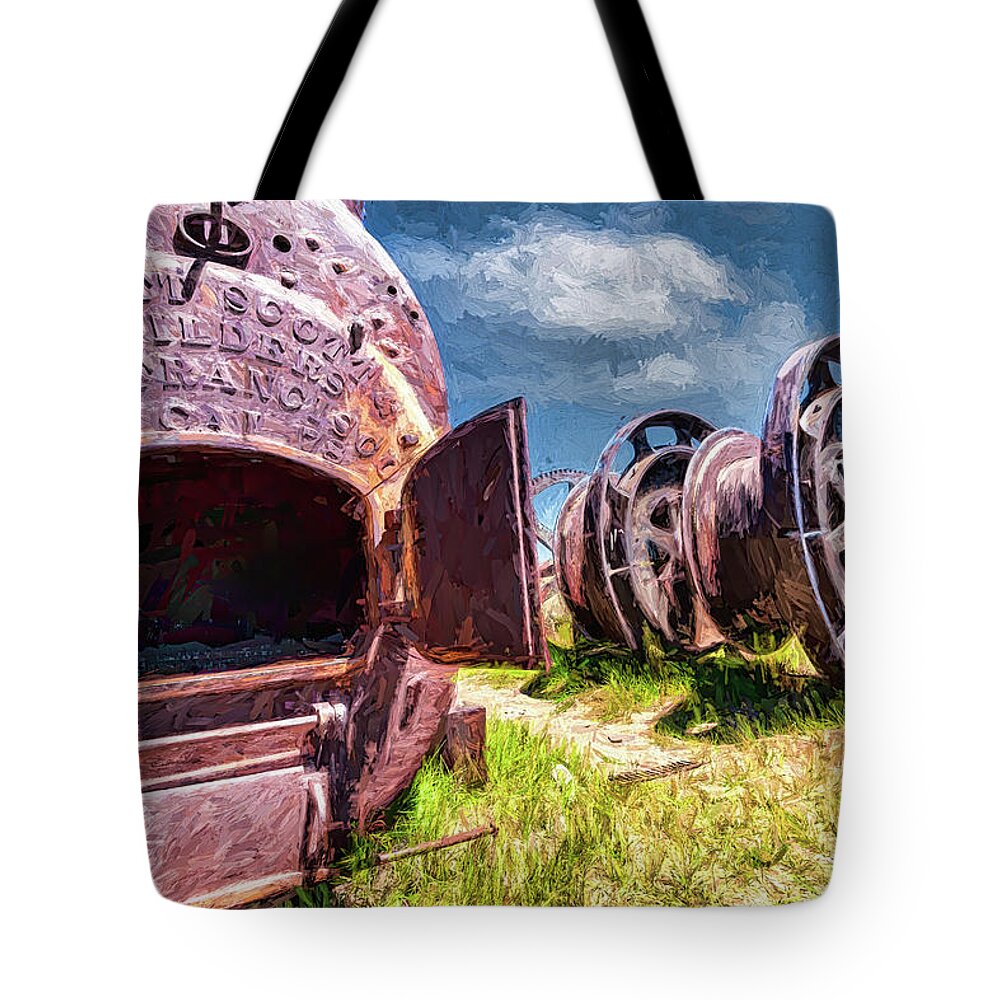 California Tote Bag featuring the photograph After the Rush ap by Dan Carmichael