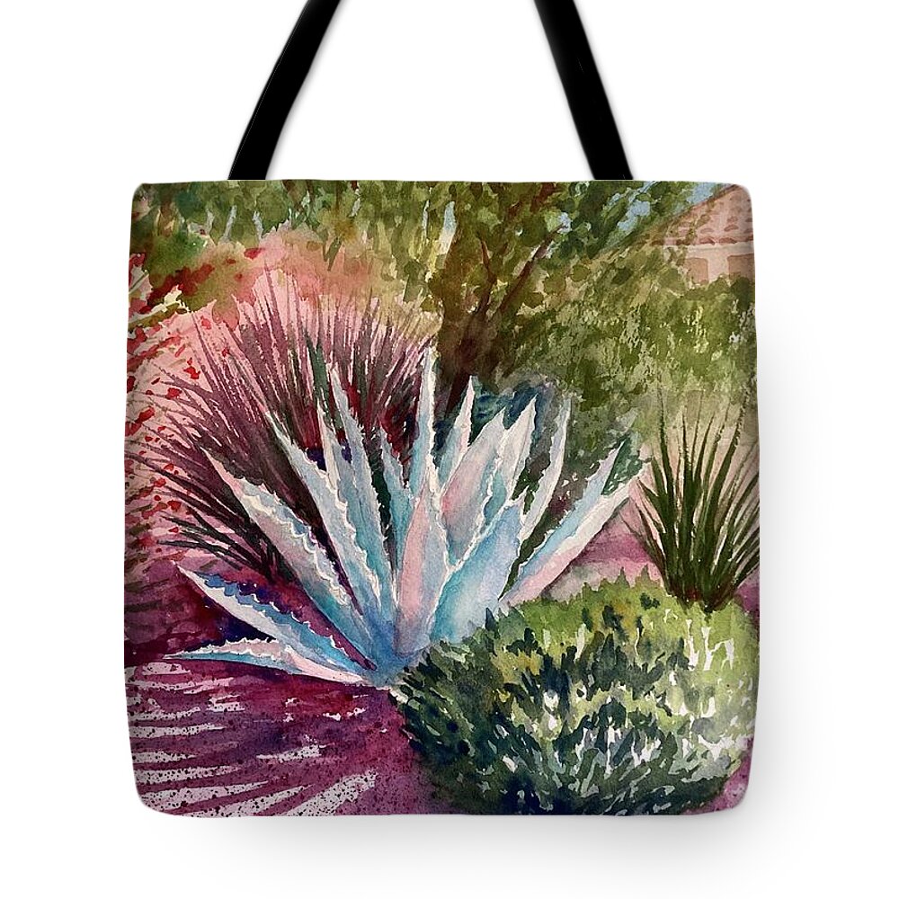  Tote Bag featuring the painting Agave by Barbara Parisien