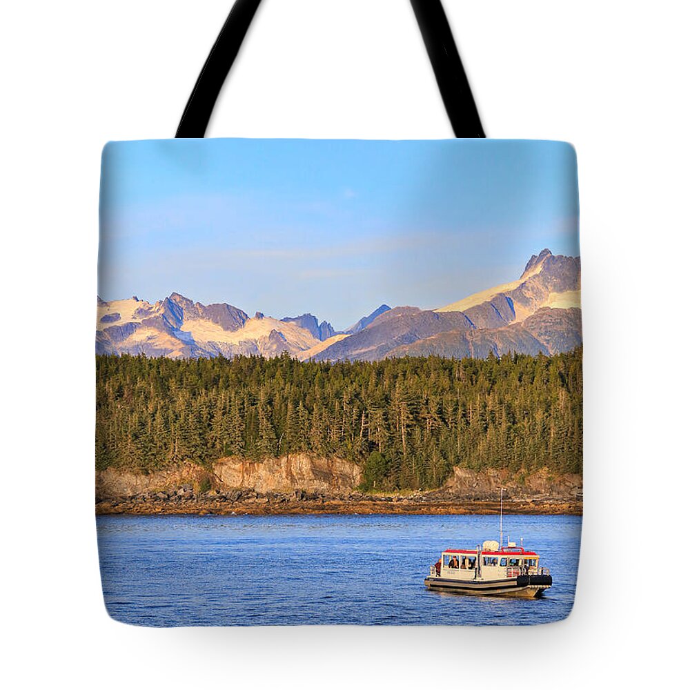 Ocean Tote Bag featuring the photograph Alaska 2 by Carol Jorgensen