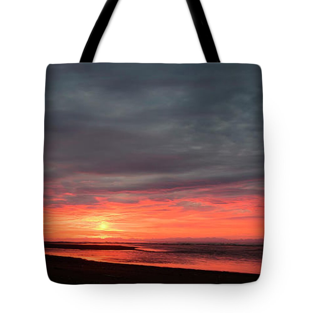 Alaska Tote Bag featuring the photograph Alaska Sunrise by Patrick Nowotny
