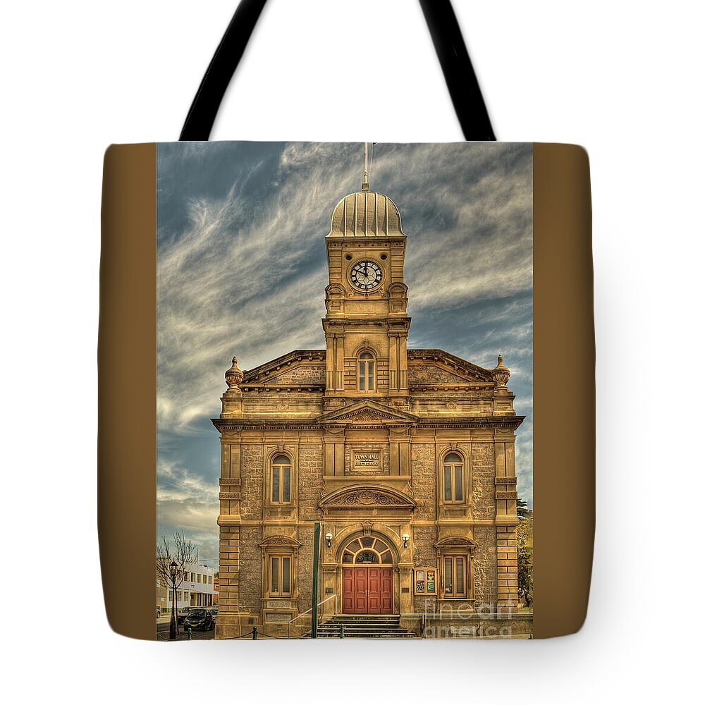 Albany Tote Bag featuring the photograph Albany Town Hall, Western Australia by Elaine Teague