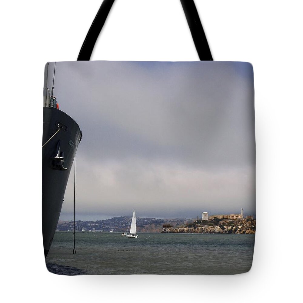  Tote Bag featuring the photograph Alcatraz by Heather E Harman