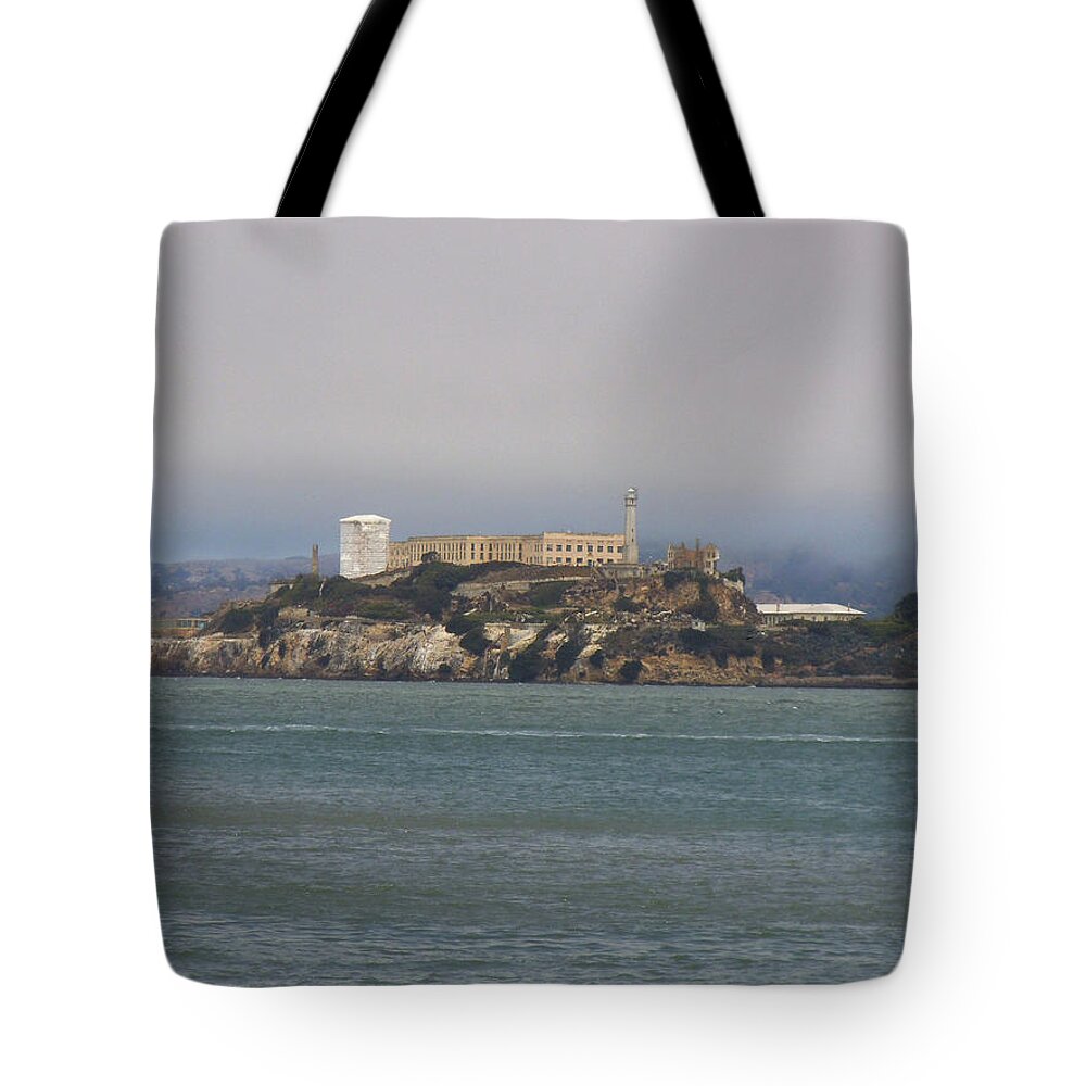  Tote Bag featuring the photograph Alcatraz Island by Heather E Harman
