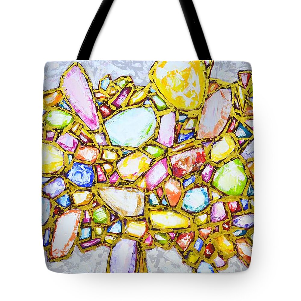 Alchemy Tote Bag featuring the painting Alchemy. by Iryna Kastsova