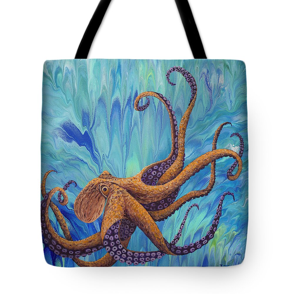 Animal Tote Bag featuring the painting All Arms by Darice Machel McGuire