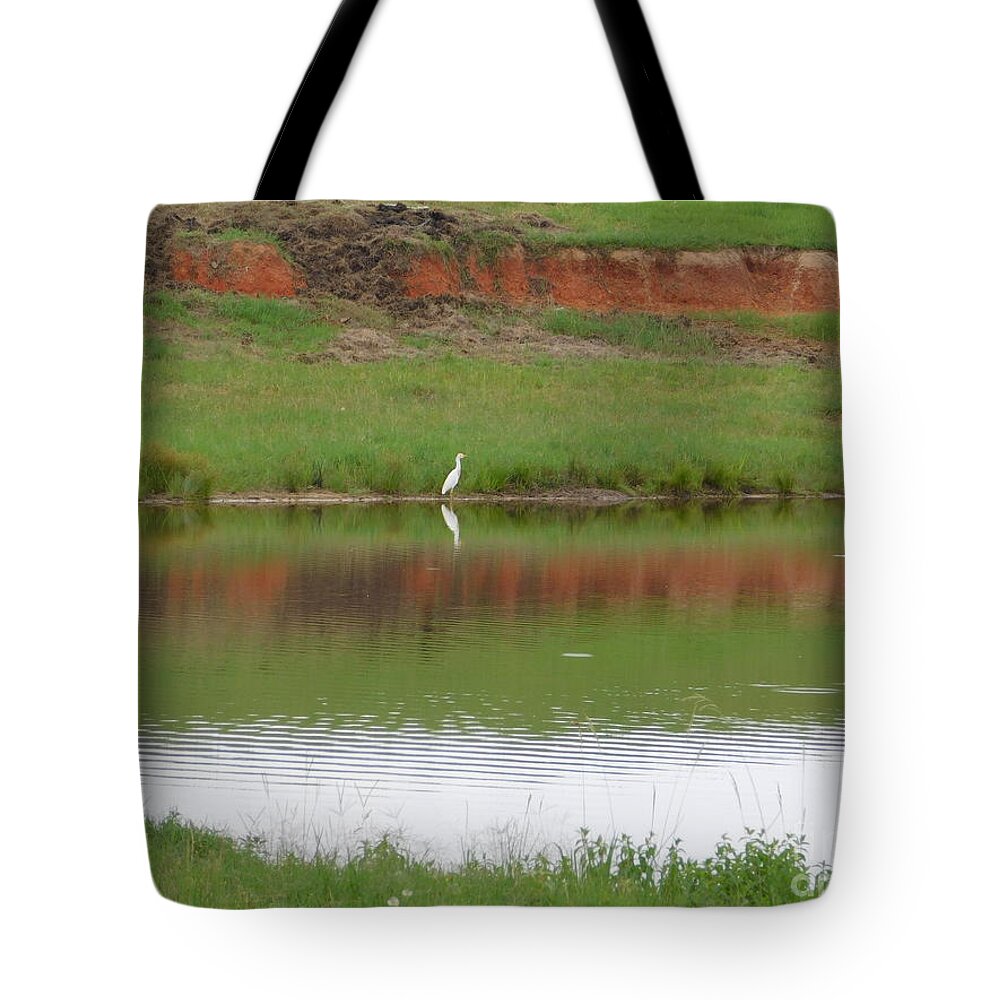 Outdoors Tote Bag featuring the photograph Alone by Chris Tarpening