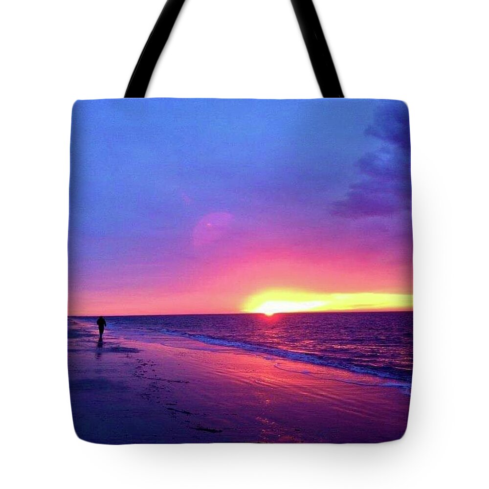  Tote Bag featuring the photograph Alone by Michael Stothard