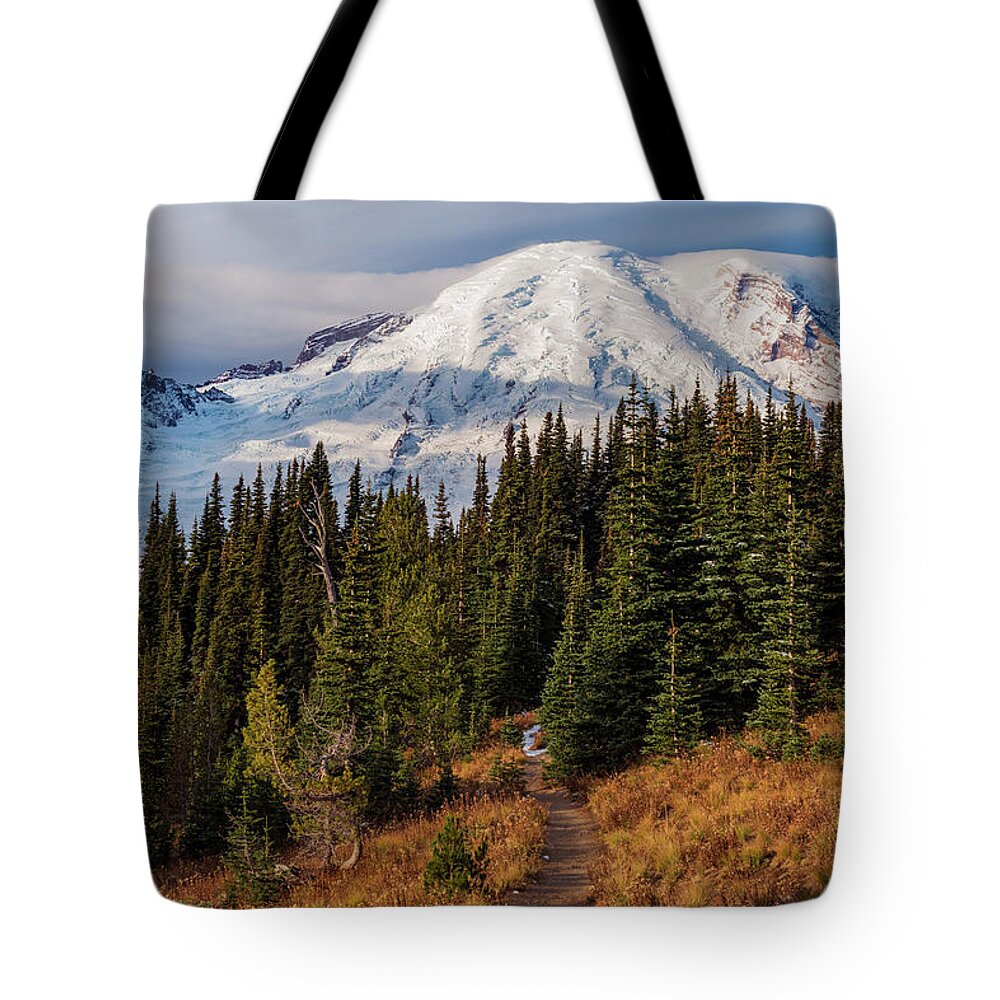 Mt Tote Bag featuring the photograph Along the Trail by Patrick Campbell