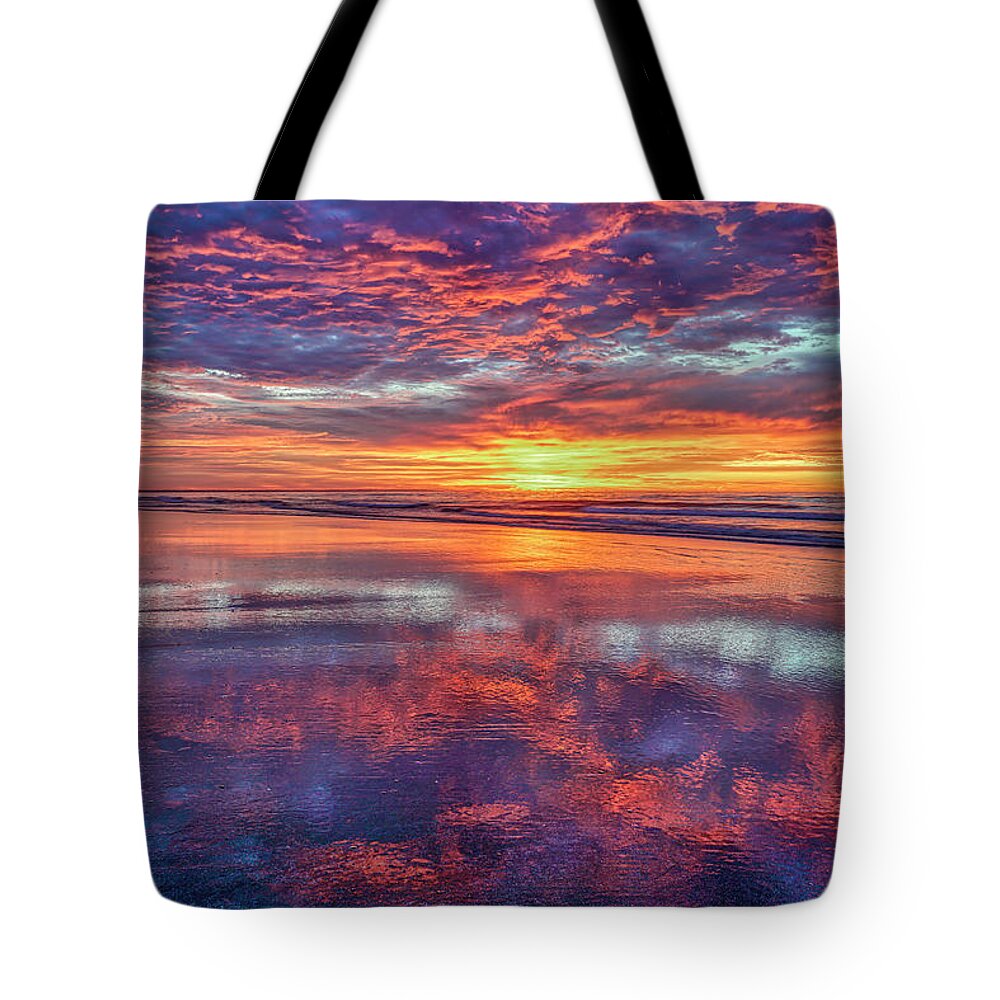 Ogunquit Tote Bag featuring the photograph Amazing Morning at Ogunquit Beach by Penny Polakoff