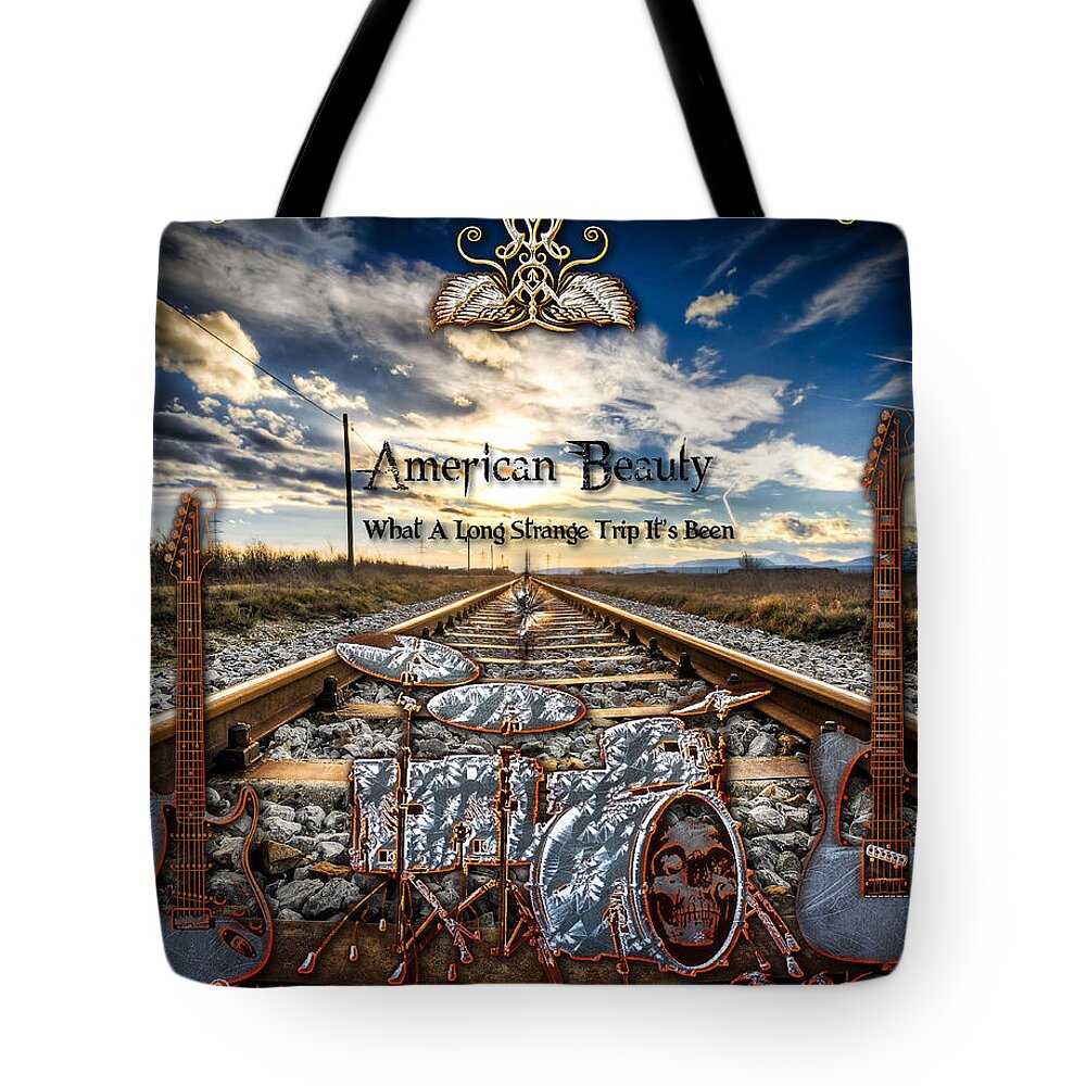 American Beauty Tote Bag featuring the digital art American Beauty by Michael Damiani