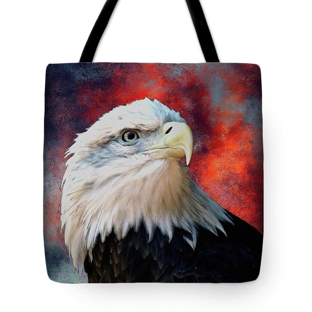 Eagle Tote Bag featuring the photograph American Pride by Ken Frischkorn