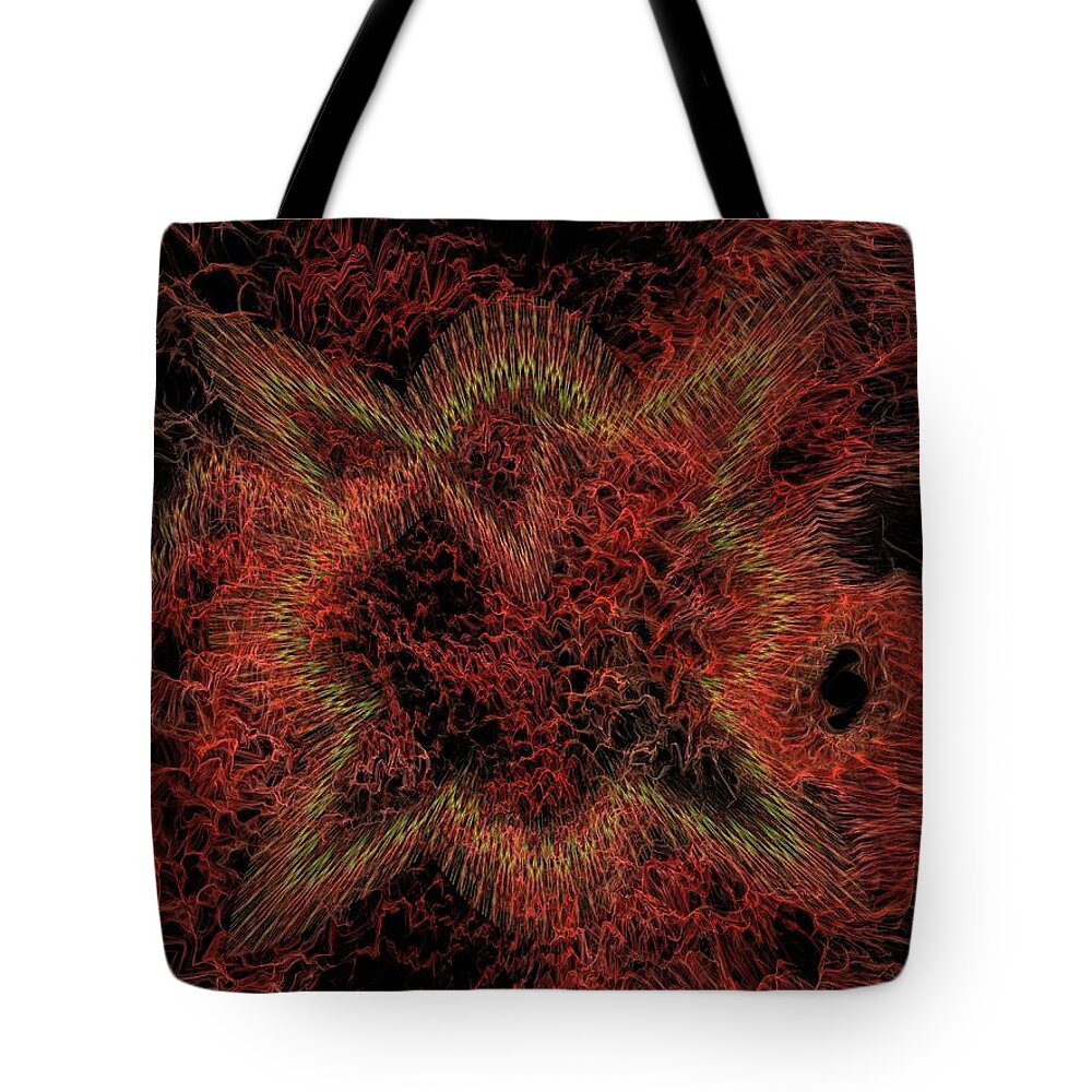 Home Tote Bag featuring the digital art Ampersand by Jeff Iverson