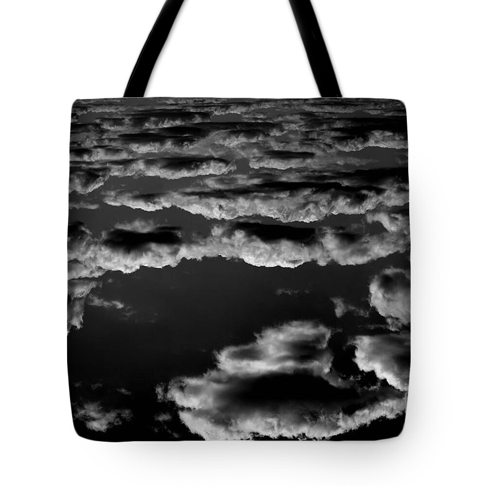 Black And White Tote Bag featuring the photograph Angels Stepping Stones by Debra Banks