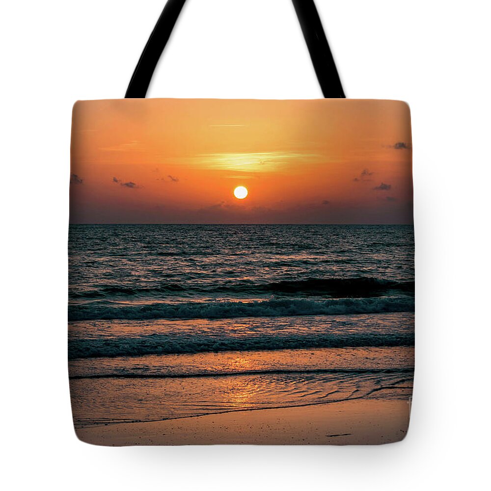 Anna Tote Bag featuring the photograph Anna Maria Island Florida Sunset by Beachtown Views