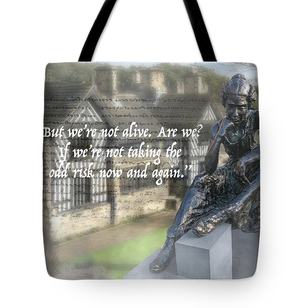 Albw Tote Bag featuring the photograph Anne Lister - taking risks by Sue Leonard