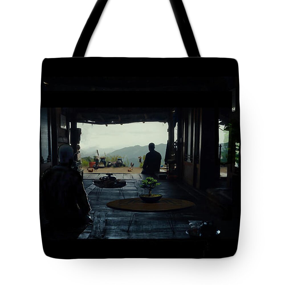 Another Life 2 Tote Bag featuring the digital art Another Life 2 by Aldane Wynter