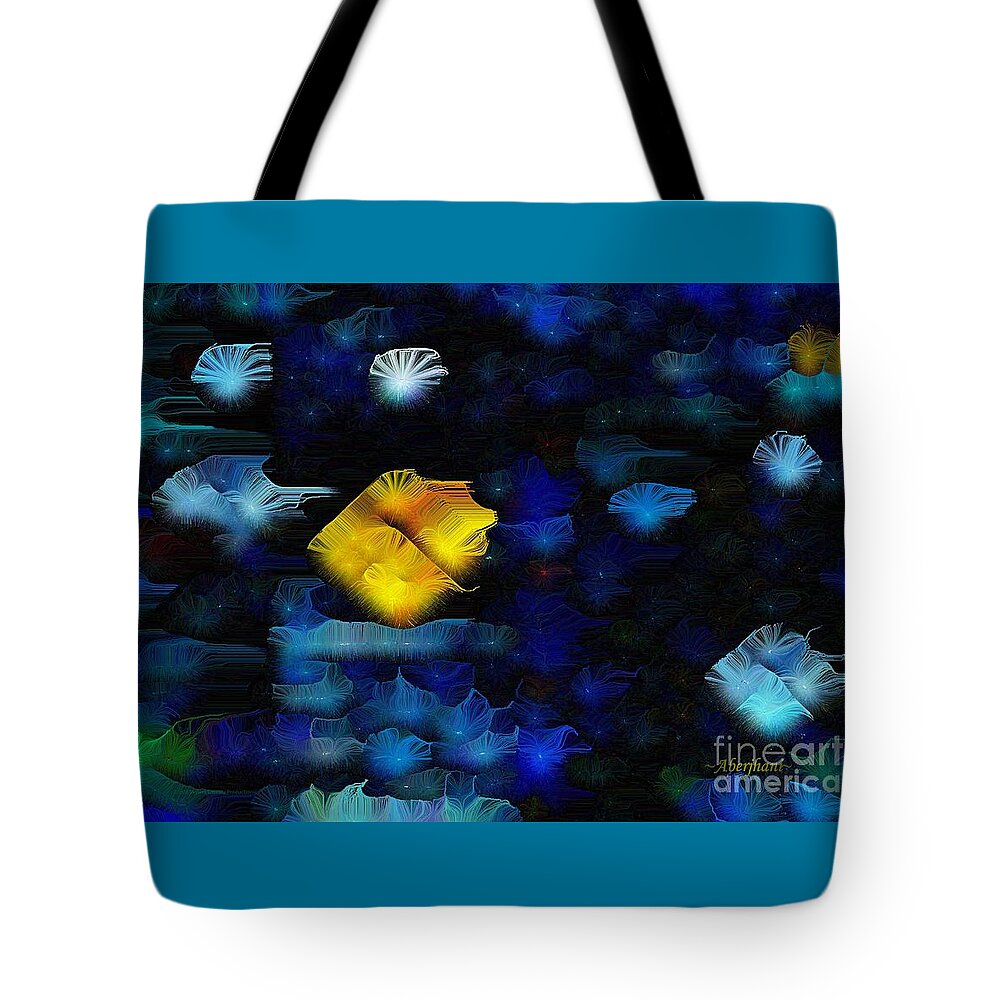 Stars Tote Bag featuring the painting Another Starry Starry Vincent Van Gogh Social Distance Night Number 2 by Aberjhani