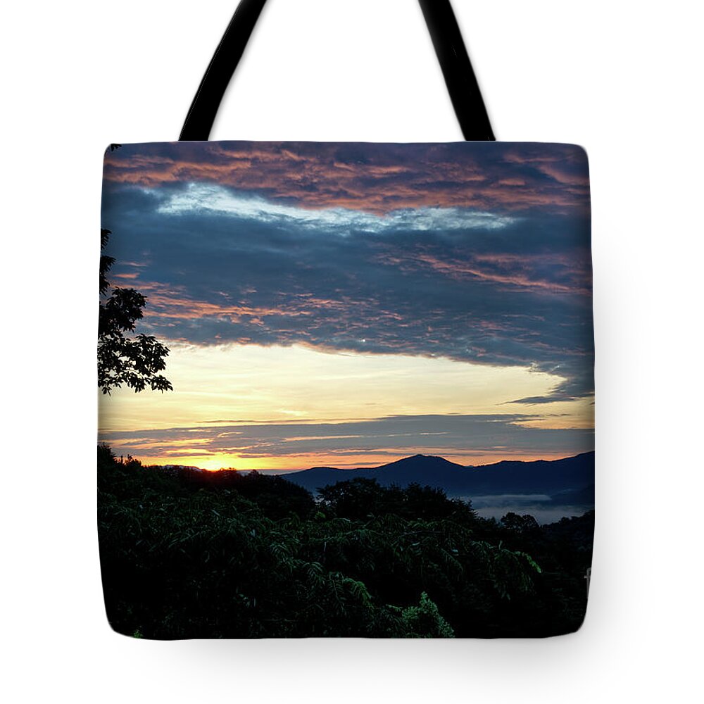Sunrise Tote Bag featuring the photograph Another Sunrise by Phil Perkins