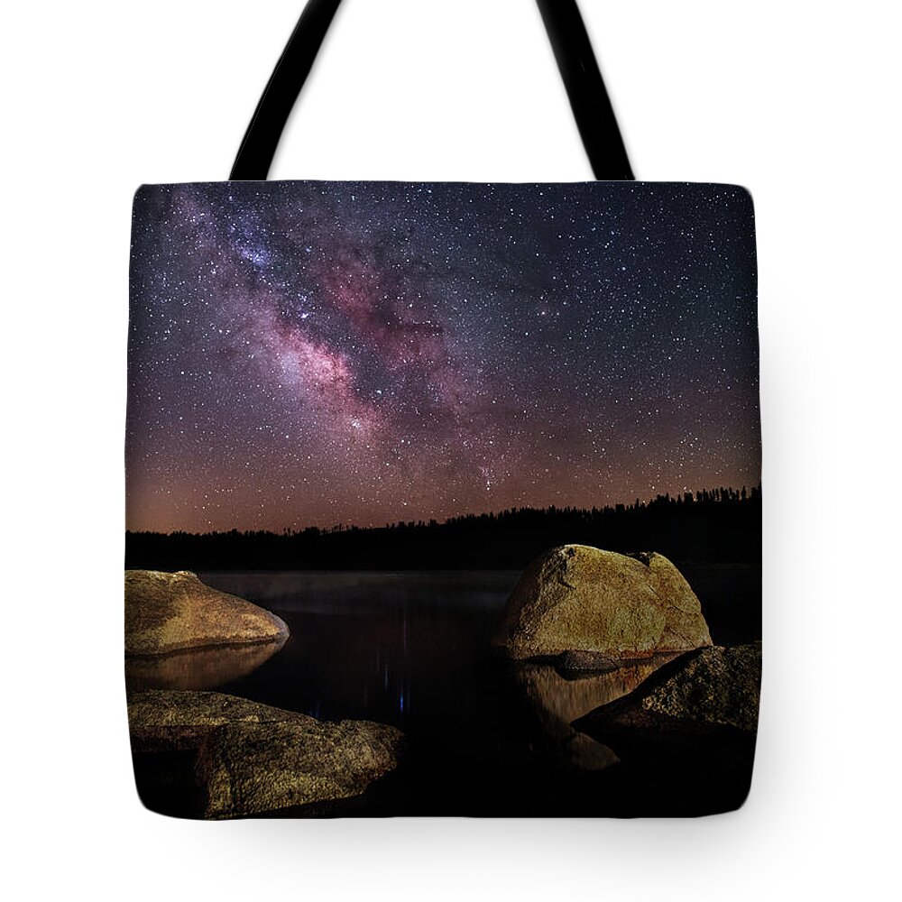 Lake Tote Bag featuring the photograph Antelope Lake Nightscape by Mike Lee