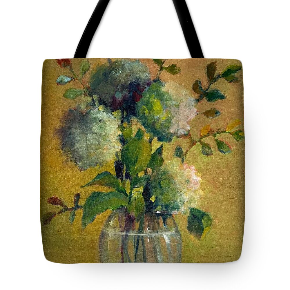 Flowers Tote Bag featuring the painting Antique Floral by Michelle Abrams