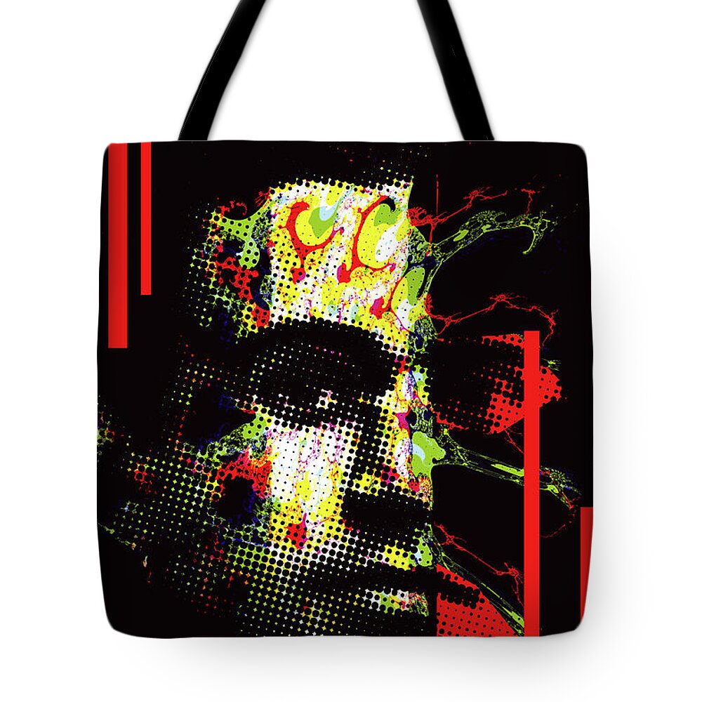 Antonio Gramsci Tote Bag featuring the digital art Antonio Gramsci by Zoran Maslic