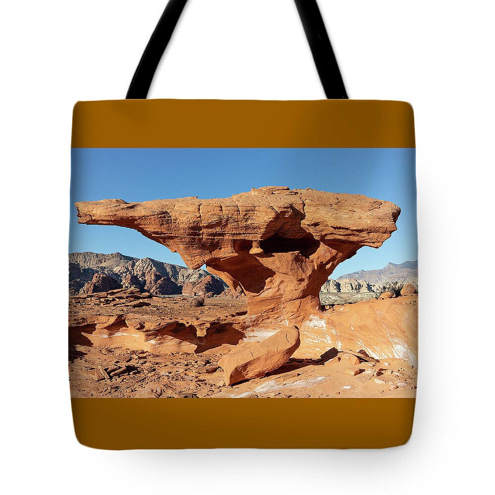 Nevada Tote Bag featuring the photograph Anvil Rock by James Marvin Phelps