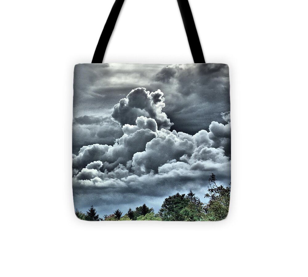 Clouds Tote Bag featuring the photograph Approaching Rainstorm by Christopher Reed