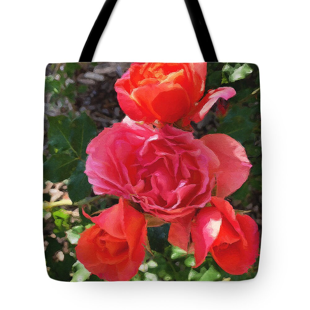 Roses Tote Bag featuring the photograph April Blossoms by Brian Watt