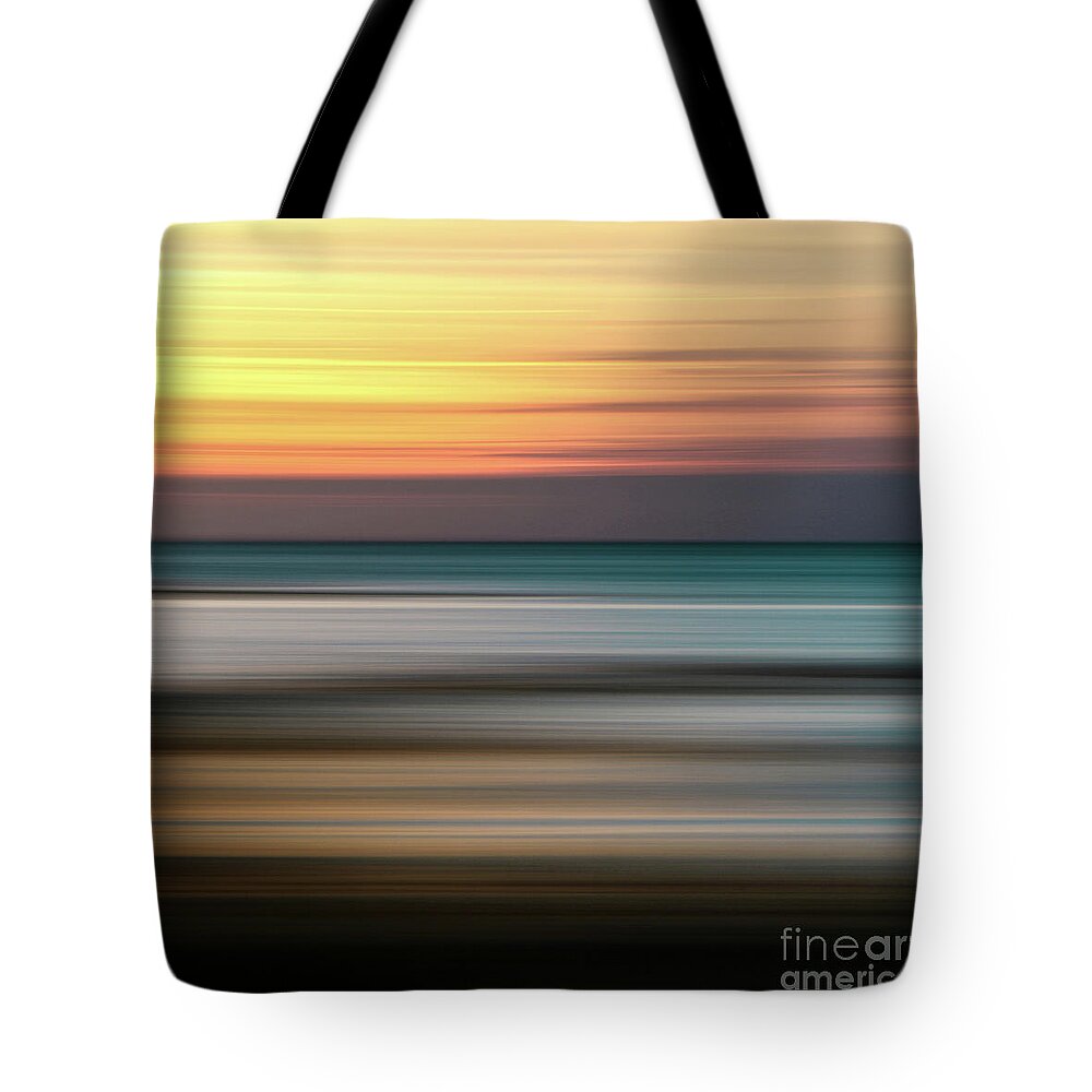 Abstract Tote Bag featuring the photograph Aqua Bay by Marcy Ford