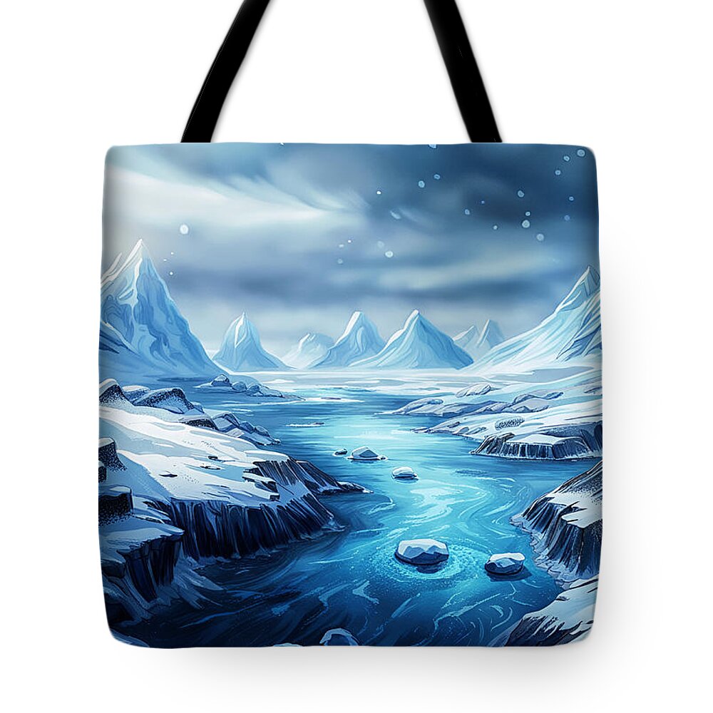 Ai Tote Bag featuring the photograph Arctic Landscape by Cate Franklyn