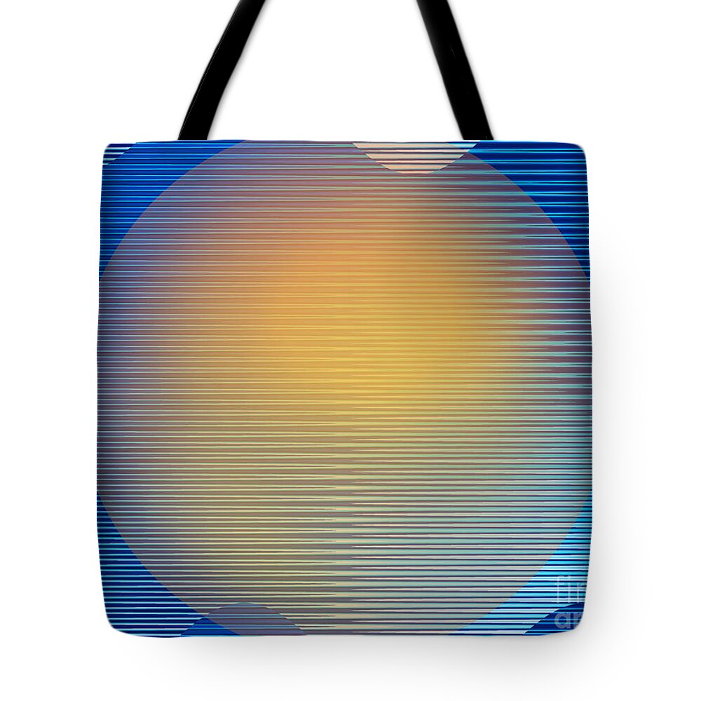 Sun Tote Bag featuring the digital art Arctic Sun by Mimulux Patricia No